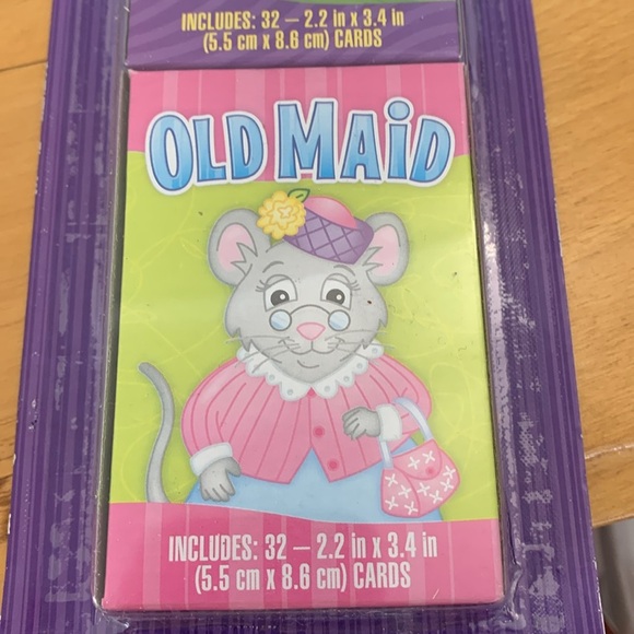 Lot of 6 Educational Kids Card Games Hearts Rummy Old Maid Crazy Eights Go Fish - Picture 5 of 9